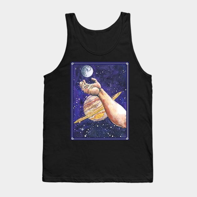 A Moon in the Hand Tank Top by seangreenbergart